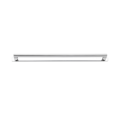 Iver Baltimore Cabinet Pull Handle with Backplate CTC 450mm Polished Chrome 20924B