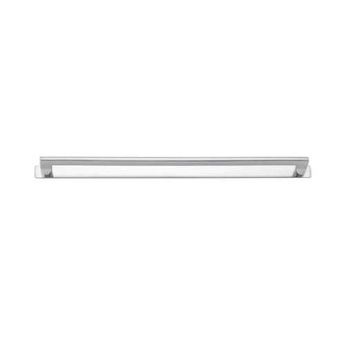 Iver Baltimore Cabinet Pull Handle with Backplate CTC 450mm Brushed Chrome 20925B