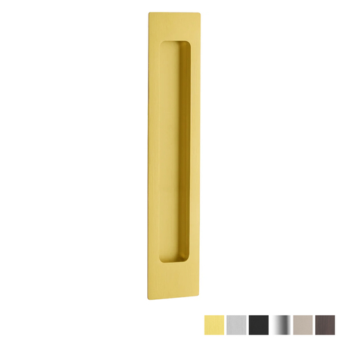 Iver Rectangular Flush Pull Concealed Fix - Available in Various Finishes