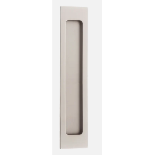 Iver Flush Pull Rectangular Satin Nickel H225xW45xP2.5mm TRA21785