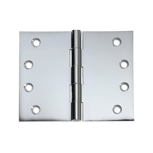 Tradco Broad Butt Hinge 125mm x 100mm Chrome Plated 2690