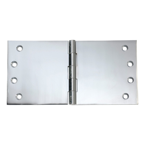 Tradco Broad Butt Hinge 200mm x 100mm Chrome Plated 2693