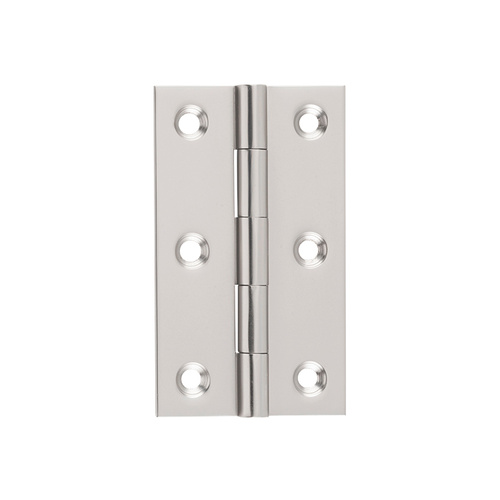 Restocking Soon: ETA Mid January - Tradco Fixed Pin Hinge Satin Nickel 89mm x 50mm 2720