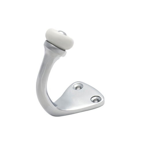 Tradco Porcelain Tip Robe Hook Chrome Plated 3982