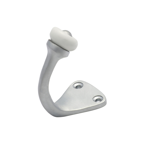 Tradco Porcelain Tip Robe Hook Satin Chrome 3984