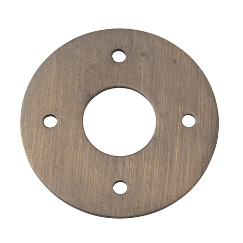 Iver Adaptor Plate Round 54mm Hole Signature Brass Pair 9371