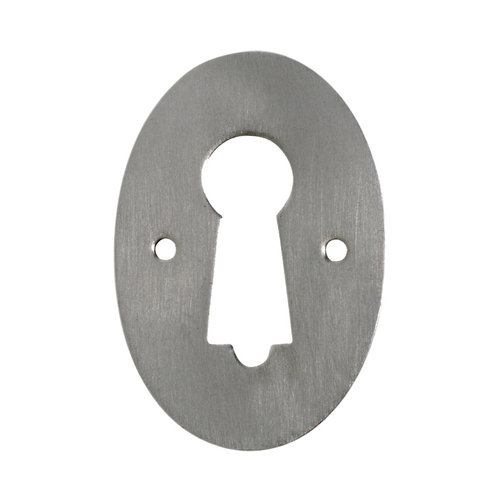 Tradco Pressed Escutcheon 44x30mm Satin Chrome TD1176