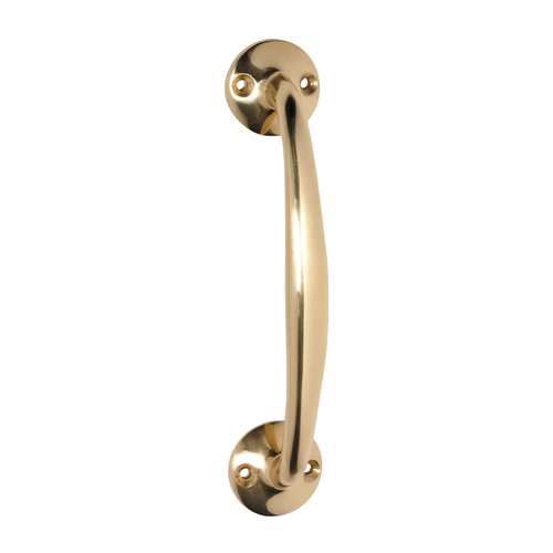 Tradco Telephone Pull Handle 150mm Polished Brass TD1452