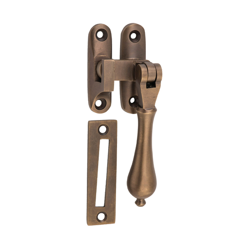 Tradco Teardrop Casement Fastener Antique Brass TD2310