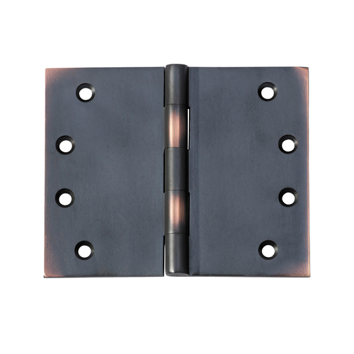 Tradco Broad Butt Hinge 125mm x 100mm Antique Copper 2590