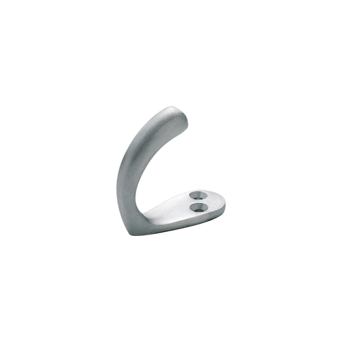 Tradco Single Robe Hook 45x42mm Satin Chrome TD3988