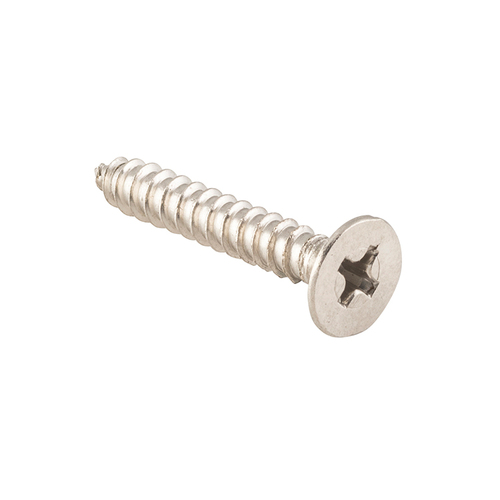 Tradco Hinge Screw Satin Nickel 25x8 Pack of 50 TDSCHINGESN25