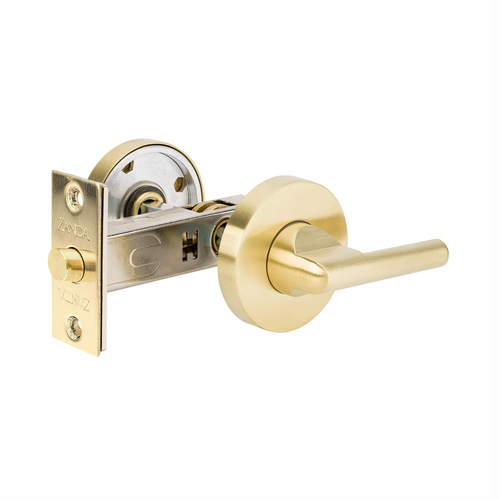 Zanda Disabled Privacy Turn and Release 60mm Backset Satin Brass 10421.SB