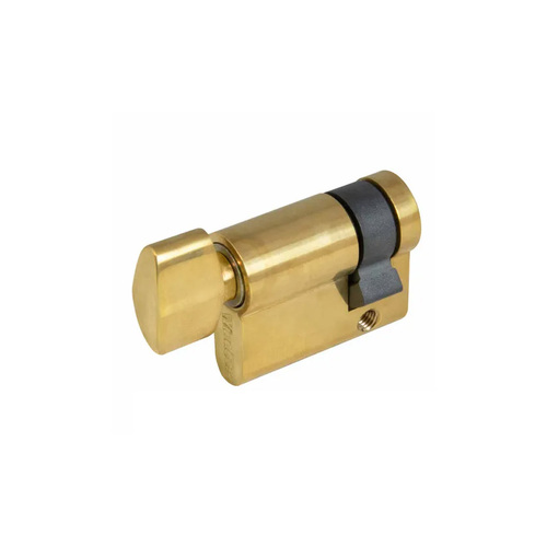 Zanda Euro Half Cylinder Snib Turn 30mm Satin Brass 1134.SB