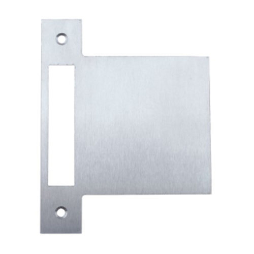 Zanda 1165ss Extended Strike Plate Satin Stainless Steel 98mm