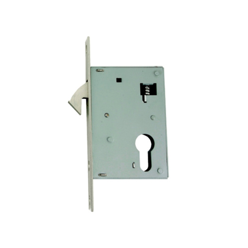 *WHILE SUPPLY LAST* Zanda 1179SS Sliding Door Euro Mortice Lock Hook Style Stainless Steel 50x67mm