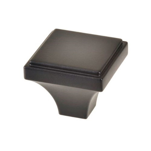 Zanda Manhattan Cabinet Knob Matt Black 16066BLK