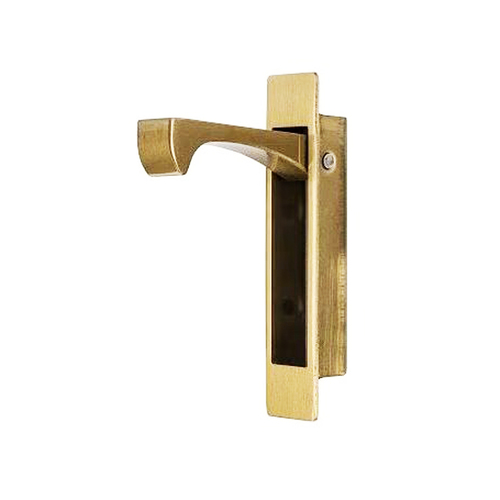 Zanda Sliding Door Edge Pull Concealed Fix 90x18mm Satin Brass 5288.SB