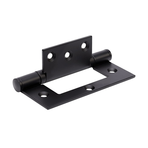 Zanda Fast Fix Bearing Hinge Timber 100x70x2.5mm Matt Black 5908.BLK