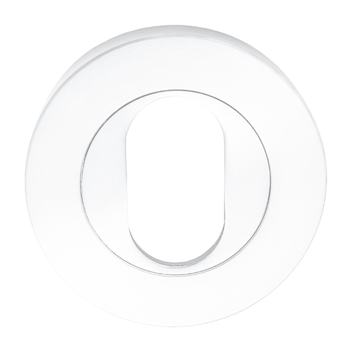 Zanda Astron Round Oval Escutcheon Matt White 7020.O.WHT