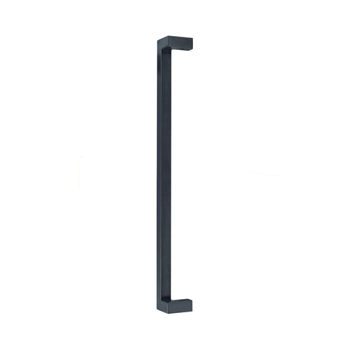 Zanda Nitro Offset Door Pull Handle Face Fix 900mm Matt Black 7131.FF.BLK